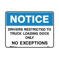 Drivers Restricted To Poly 300 x 225 - Signs