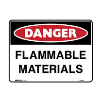 Flammable Materials - Danger Signs