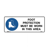 Foot Protection Must Be Picto - Mandatory Signs