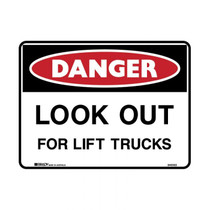 Look Out For Lift Trucks - Danger Signs