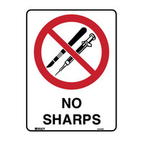 No Sharps Medical - Prohibition Signs