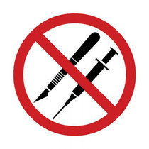 No Sharps Medical Picto - Prohibition Signs