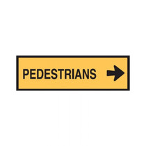 Pedestrians Right - Road Signs - Part No. 853704