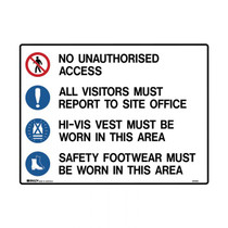 Picto Building Site Sign - Mandatory Signs