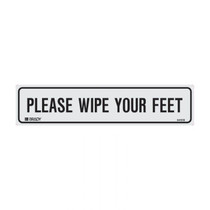 Please Wipe Your Feet - Door Signs - Part No. 841519