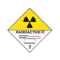 Radioactive III 7 - Dangerous Goods Signs