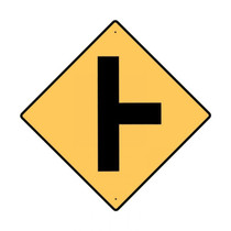 Right Junction Side Road - Road Signs - Part No. 846109