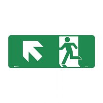 Running Man Exit Up Left Arrow - Exit Signs