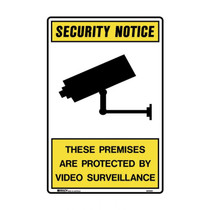 These Premises Are Protected By Video Surveillance  - Security Signs