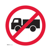 Trucks Prohibited Picto - Road Signs
