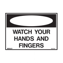 Watch Your Hands and Fingers - Danger Signs - Part No. 842534