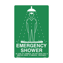 Emergency Shower - first aid Signs