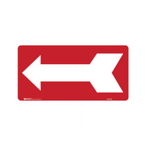 Left Arrow Red - Directional Signs