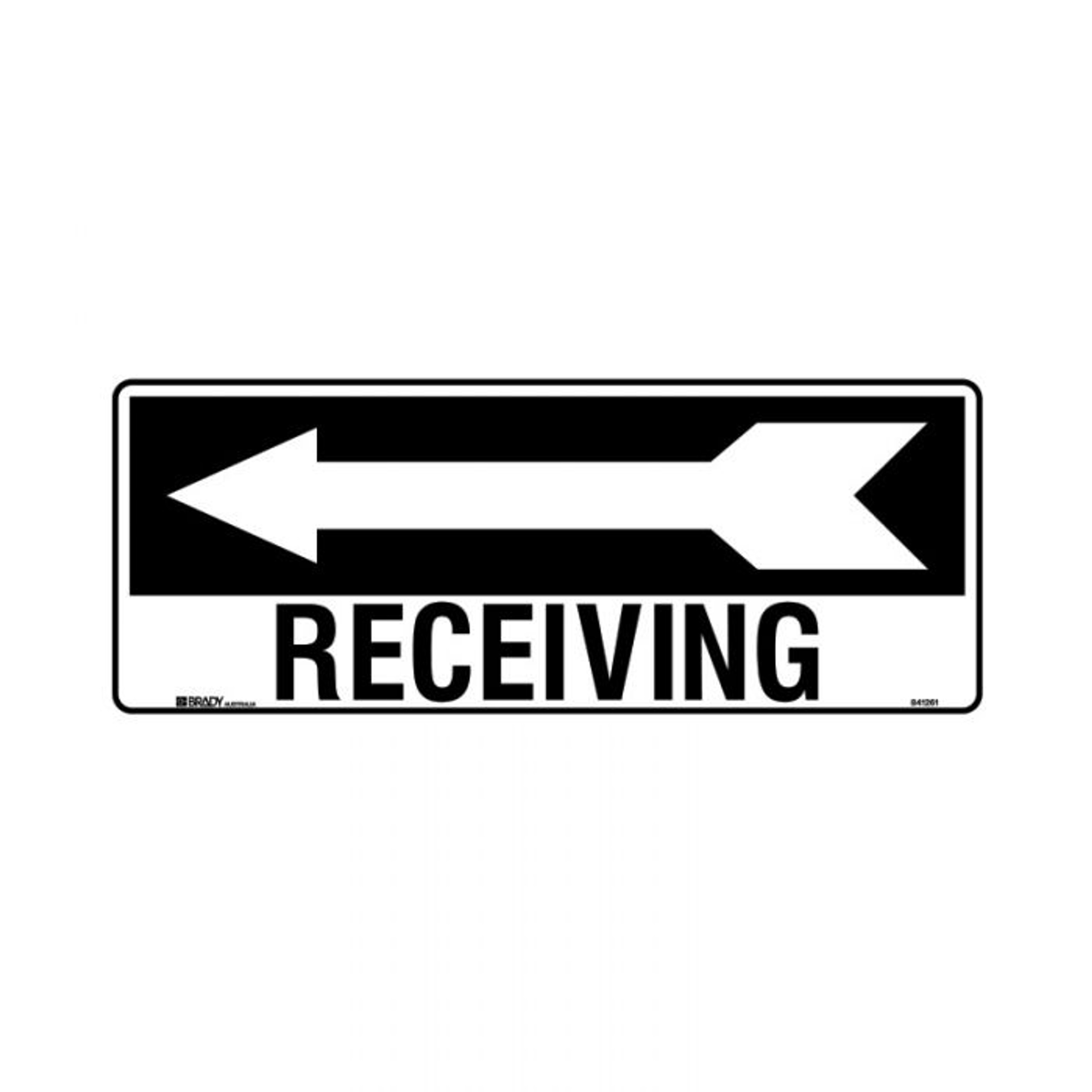 Receiving Left Arrow Directional Signs Express Safety