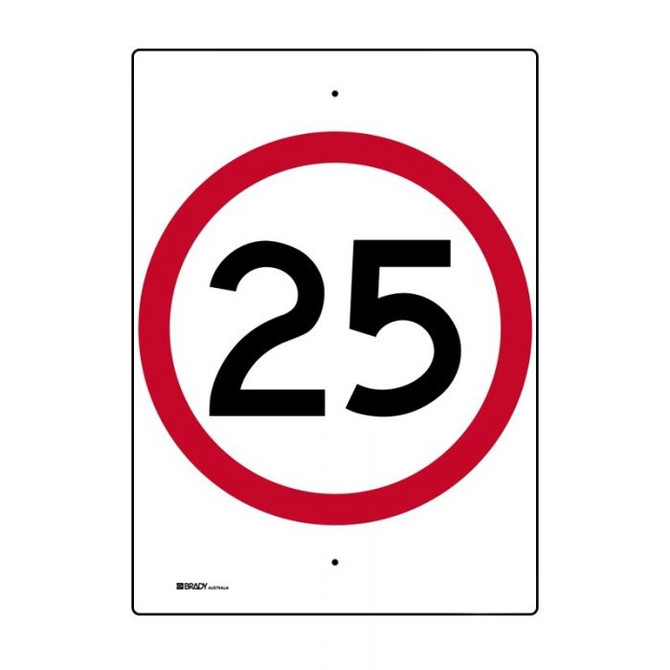 25 Km - Road Signs