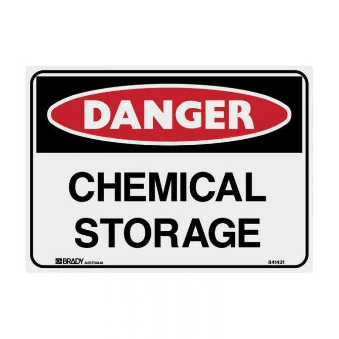 Chemical Storage - Danger Signs