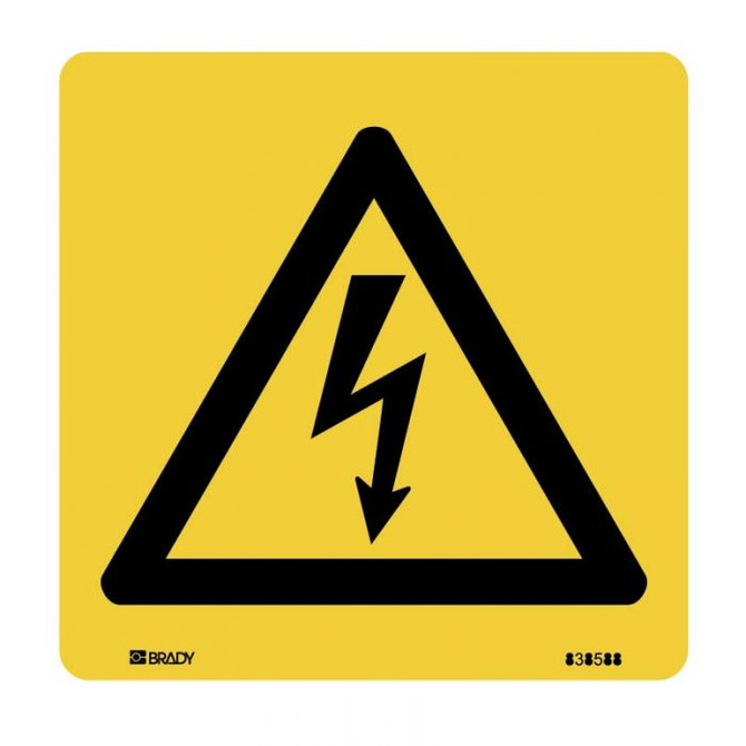 Electrical Hazard Picto Only - Caution Signs