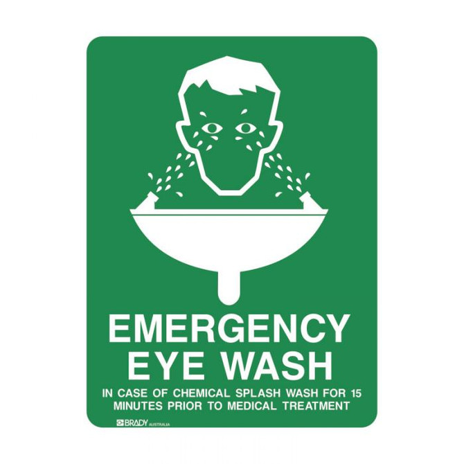 Emergency Eye Wash - first aid Signs