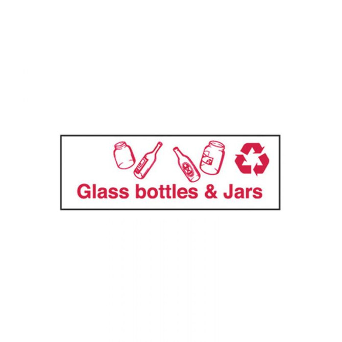 Glass Bottles and Jars Portrait - Warehouse Signs