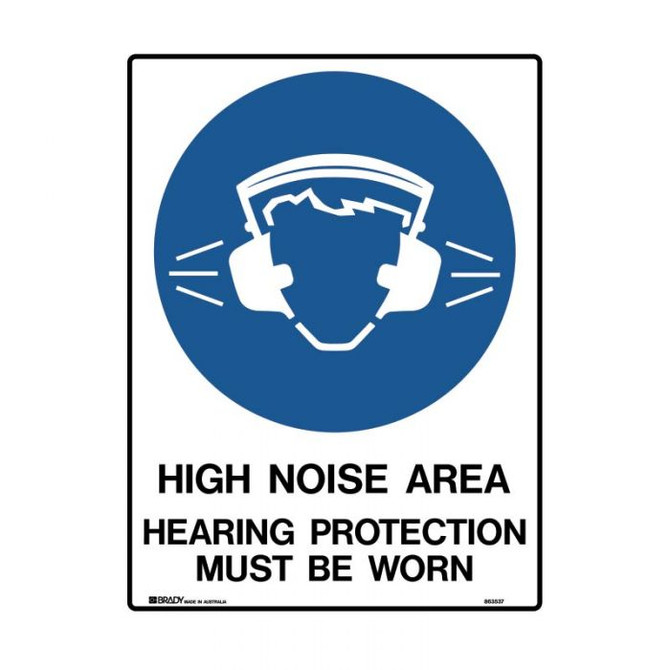 High Noise Area Hearing - Mandatory Signs