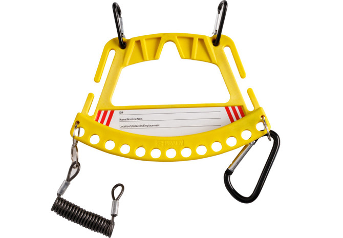 Safety Lock & Tag Carrier - Yellow