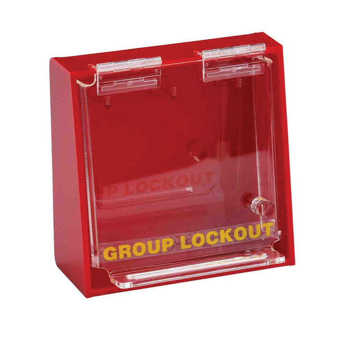 Acrylic Wall Lock Boxes Red Small - Lock Boxes