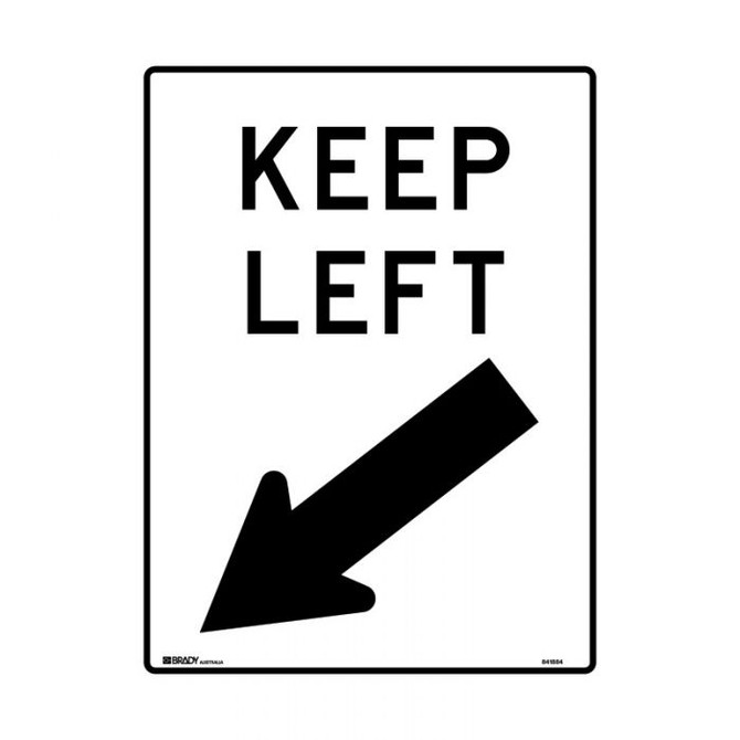 Keep Left - Road Signs