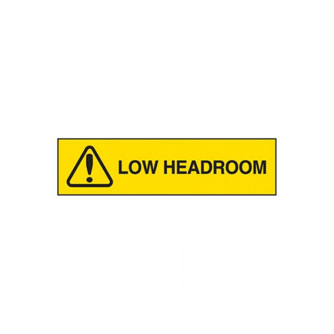 Low Headroom - Admittance Signs