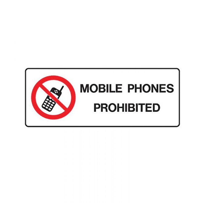 Mobile Phones Prohibited - Prohibition Signs