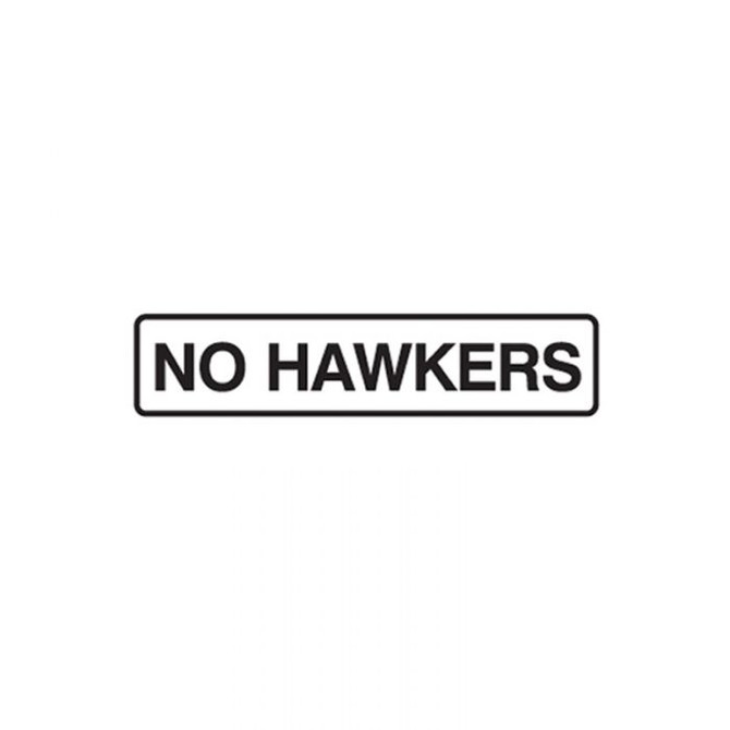 No Hawkers - Door Signs 841515