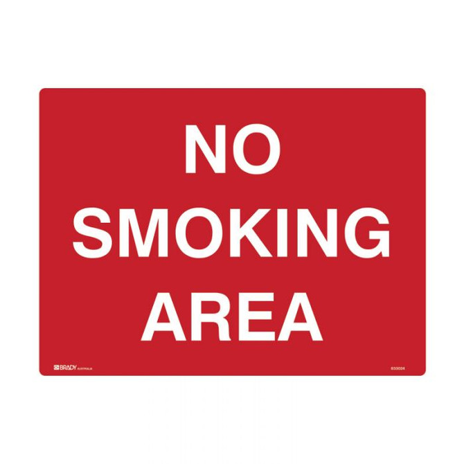 No Smoking Area - No Smoking Signs