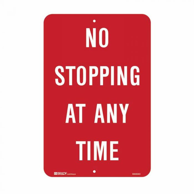No Stopping At Any Time - Parking Signs 844043