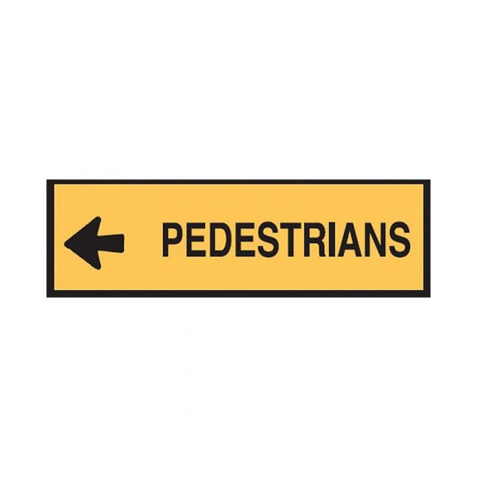 Pedestrians Left - Road Signs - Part No. 853705