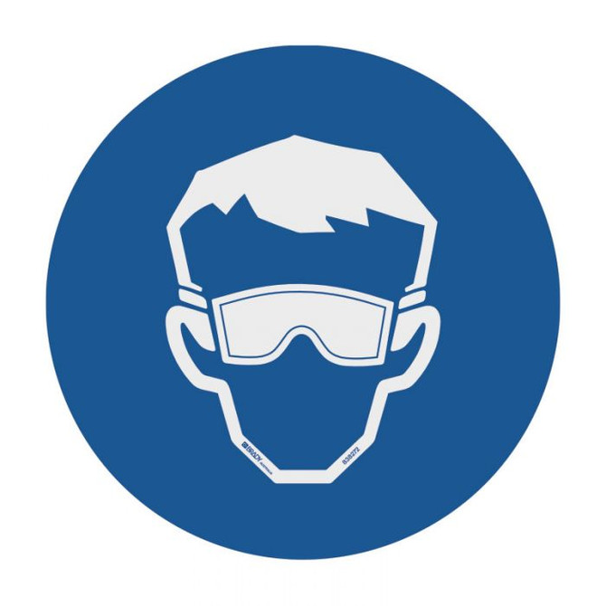 Safety Goggles Picto- Mandatory Signs