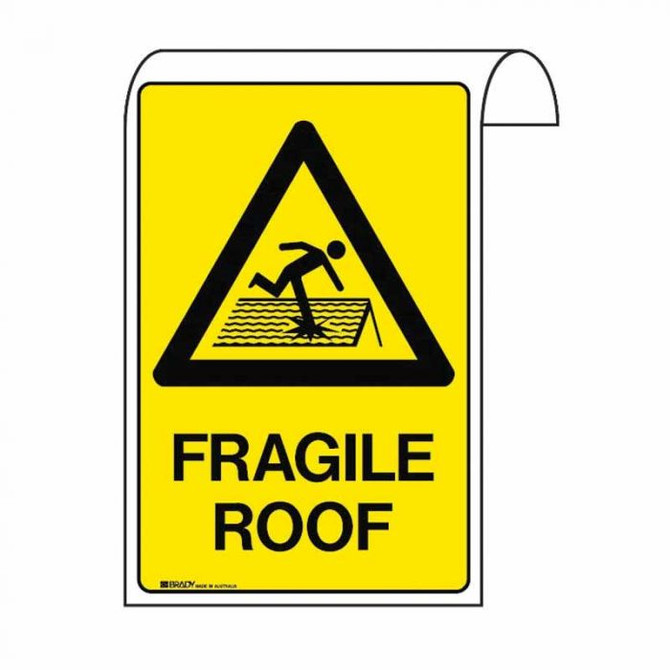 Scaffolding Fragile Roof - Building Signs - Part No. 861128