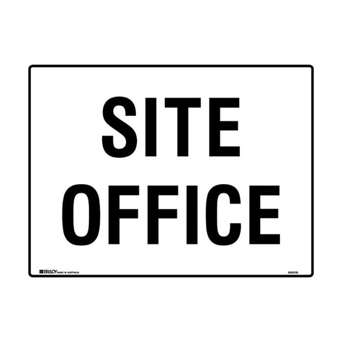 Site Office - Building Signs - Part No. 831091