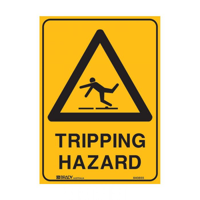 Tripping Hazard - Caution Signs