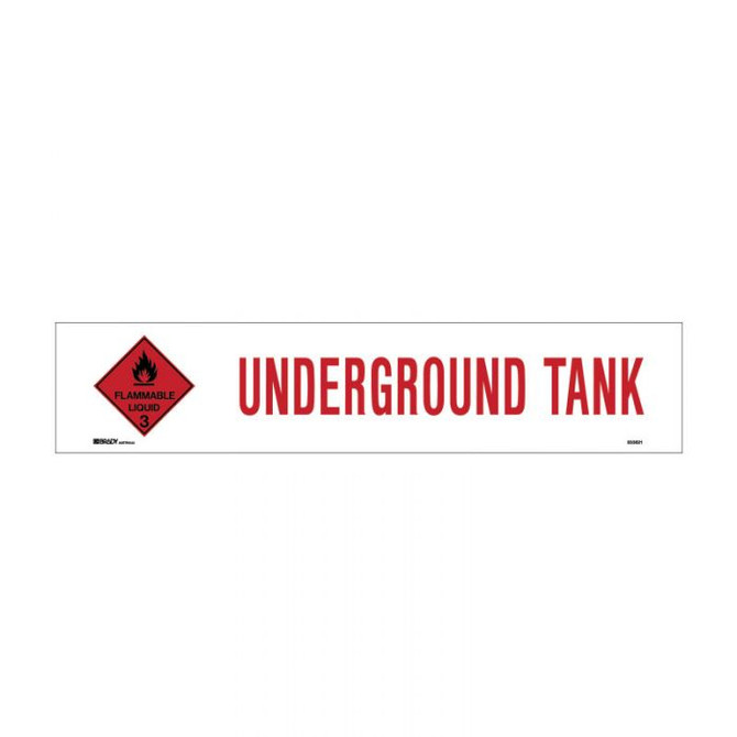Underground Tank with Flamable Liquid 3 Diamond - Hazchem Signs - Part No. 833621