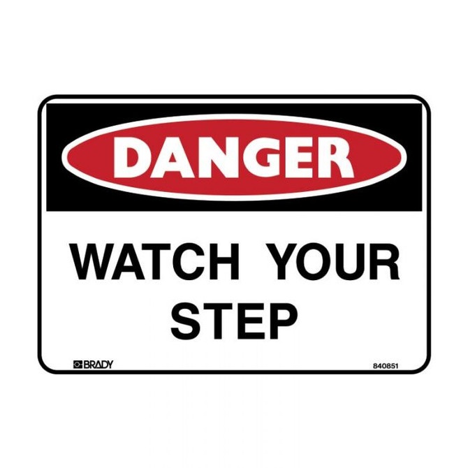 Watch Your Step - Danger Signs