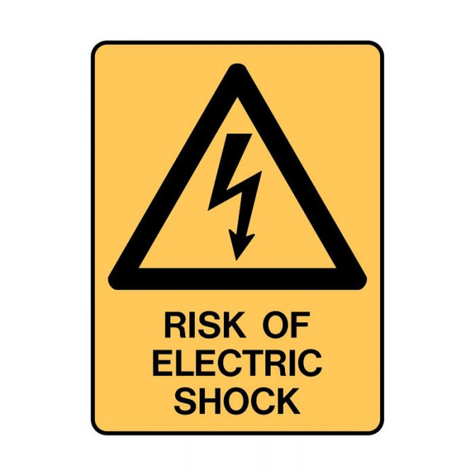 Risk Of Electric Shock - Caution Signs