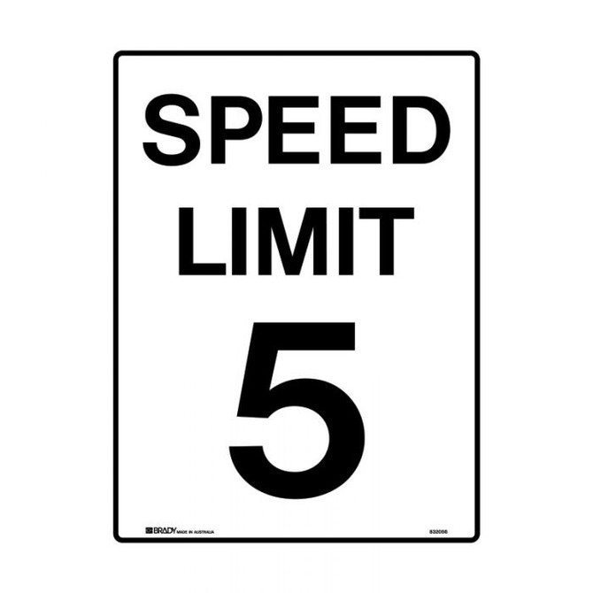 5 Km Speed Limit - Road Signs