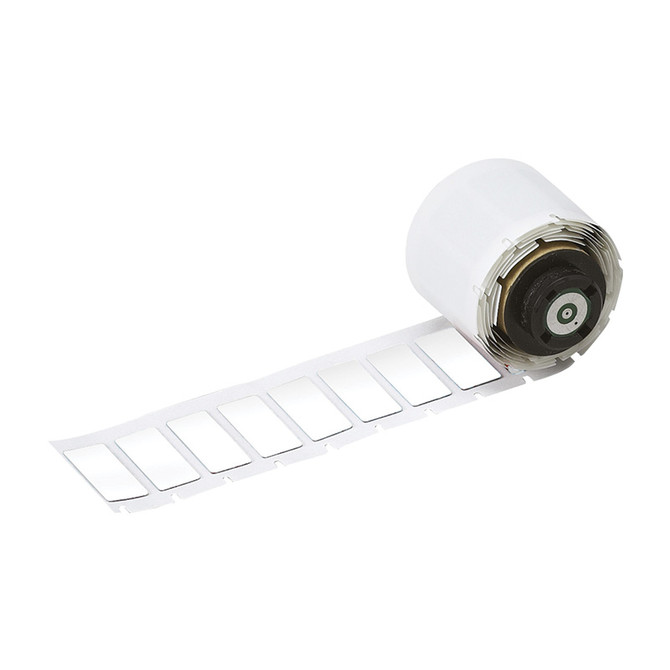 M7/M71EP-3-7593-WT 27 x15mm - White Engraving Replacement Labels