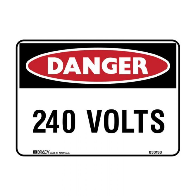 240 Volts - Danger Signs