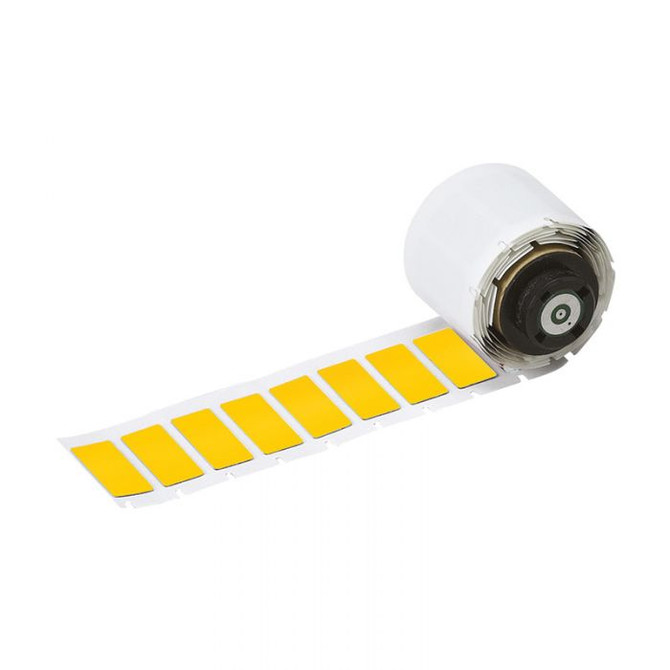 M71EP-7-7593-YL 35 x 18mm - Yellow Engraving Replacement Labels