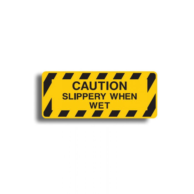 Safety Stair Marker - Caution Slippery When Wet