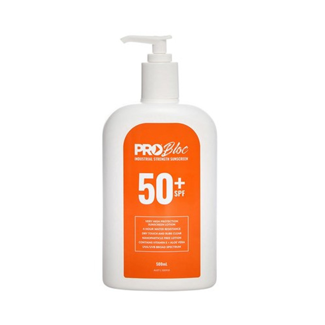 Probloc Spf 50 + Sunscreen 500ml Pump Bottle