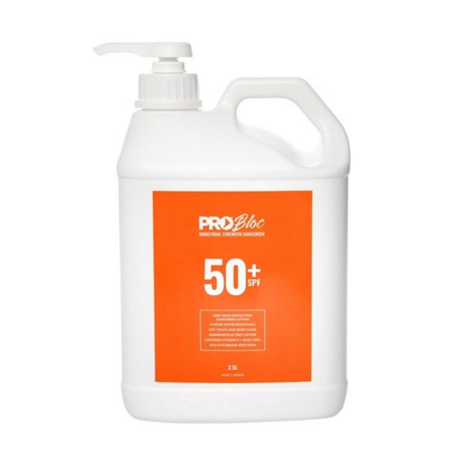 Probloc Spf 50 + Sunscreen 2.5l Pump Bottle