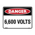 6600 Volts - Danger Signs