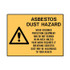 Asbestos Dust Hazard Wear Assigned Protection Equipment Etc - Building Signs