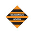 Dangerous Goods White - Dangerous Goods Sign